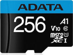 Adata Premier microSDXC 256GB Clasa 10 U1 V10 A1 UHS-I cu adaptor