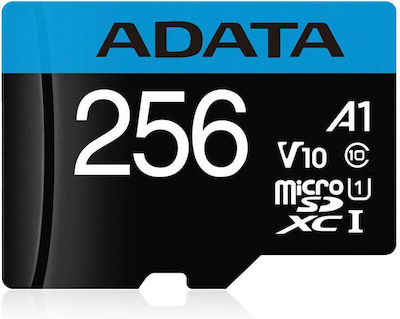 Adata Premier microSDXC 256GB Class 10 U1 V10 A1 UHS-I με αντάπτορα