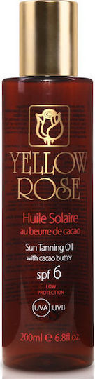Yellow Rose Huile Solaire Tanning Oil Αντηλιακό Λάδι Σώματος SPF6 σε Spray 200ml