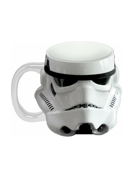Hollytoon Star Wars: Classic Storm Trooper Sculpted - 3D Character Mug