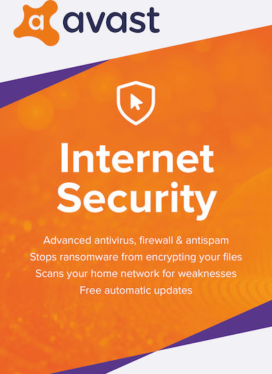Avast! Internet Security 2019 for 1 Device and 3 Years of Use (Electronic License)