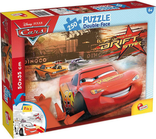 Детски Пъзел Cars Double Face за 6+ години+ Години 250бр Lisciani Giochi