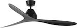 Lucci Air Whitehaven DC NL 213041 Ceiling Fan 143cm with Remote Control Black