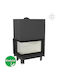 Kratki MBO P BS G Wood Fireplace Insert with Left Corner Window 15kW