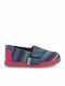 Kids Espradrilles Slip-On Multicolour Cobalt Tribal Woven