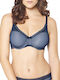 Triumph Infinite Sensation W01 Minimizer Minimizer Bra without Padding Underwire Blue