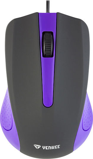 Yenkee Suva Wired Mouse Purple