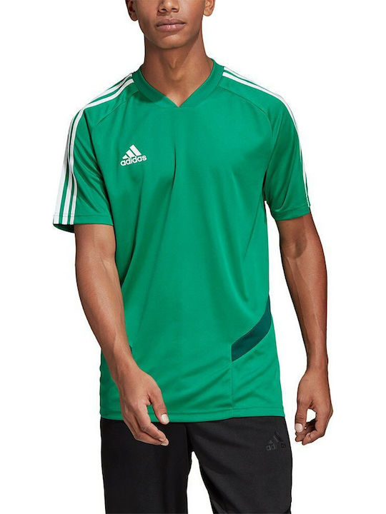 Adidas Tiro 19 Training Jersey Αθλητικό Ανδρικό T-shirt Πράσινο Μονόχρωμο