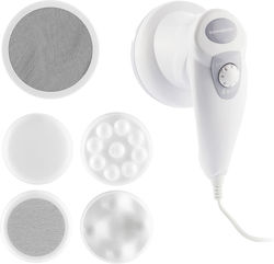 InnovaGoods 5 in 1 Electric Anti-Cellulite Massager Massagegerät für den Körper gegen Cellulite mit Vibration Weiß V0101148