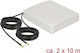 DeLock Internal/External 4G Directional Antenna 8dBi with SMA Connection 89891
