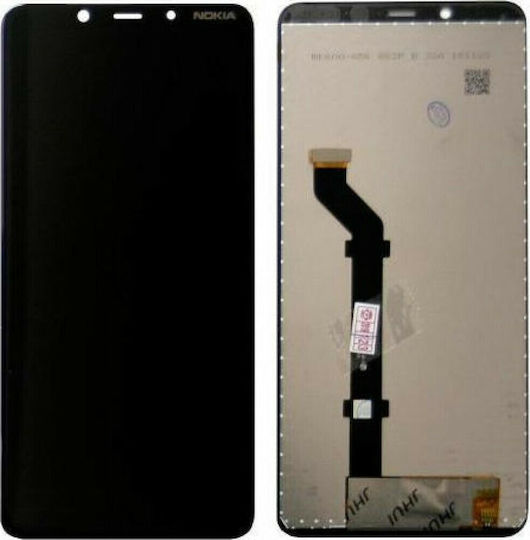 Οθόνη LCD με Μηχανισμό Αφής για Nokia 3.1 Plus (Μαύρο)