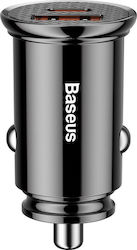 Baseus Fast Charging Car Phone Charger Black, 5A Total Output with 1x USB Ports 1x Type-C Ports