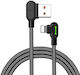 Mcdodo Împletit USB-A la Cablu Lightning Negru 1.2m (CA-4671)