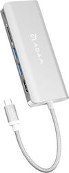Adam Elements A01 USB-C Докинг станция с 4K PD ...