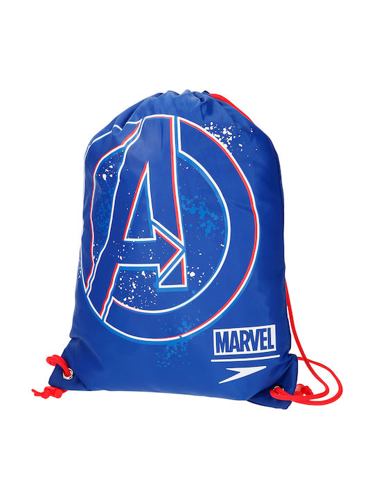 Speedo Marvel Avengers Wet Kit Τσάντα Πλάτης Κολυμβητηρίου Μπλε