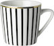 Dutch Rose Stripe Gold Mini Купа от Порцелан Black & White 200мл 1бр