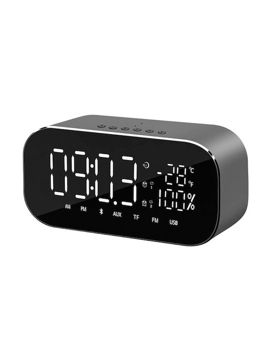 Akai Ψηφιακό Ρολόι Επιτραπέζιο με Ξυπνητήρι ABTS-S2 BK