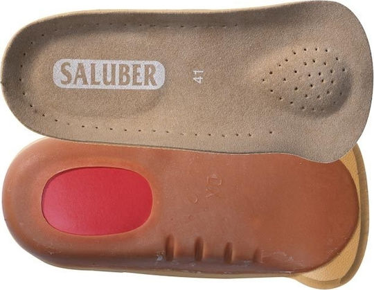 Saluber Alcantara Poron 3/4 3mm Piele Ανατομικά Υποπτέρνια 2buc