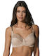 Character Bra without Padding Underwire Beige