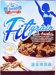 Mr.Breakfast Νιφάδες Fitgrain Dark Chocolate Ολικής Άλεσης 375gr