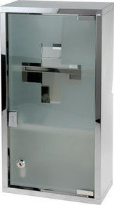 Excellent Care Metallic First Aid Wall Cabinet with Lock 48x25x12cm