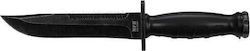 MFH Mission Fighting Knife Black with Case