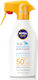 Nivea Babies & Kids Sensitive Protective Waterproof Kids Sunscreen Spray SPF50 300ml