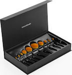 InnovaGoods Professional Synthetic Make Up Brush Set 10pcs