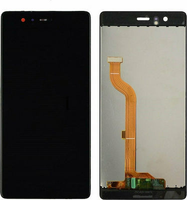 Οθόνη mit Touchscreen für Huawei P9 (Schwarz)