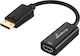 MediaRange Converter DisplayPort male to HDMI female 1pcs MRCS175