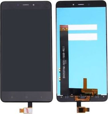 Οθόνη mit Touchscreen für Redmi Note 4 (Schwarz)