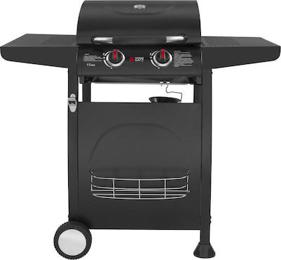 Thermogatz GS Grill Lite 2 Ψησταριά Υγραερίου Σχάρας 48x42εκ. με 2 Εστίες 6kW