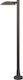 Zambelis Lights LED Outdoor Post Lamp 12W With Warm White Light IP54 Black