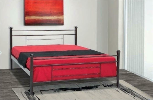 EVA Metall Doppelbett Kupfer Für Matratze 140x200cm