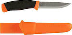 Morakniv Companion Heavy Duty S Knife Orange with Blade made of Stainless Steel in Sheath