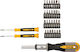 Vorel Screwdriver Ratchet with 31 Interchangeable Tips