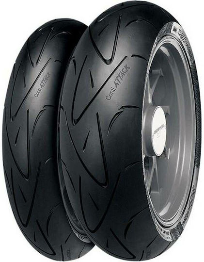 Continental ContiSportAttack 180/55ZR17 73W Tubeless On-Road Λάστιχο Μοτοσυκλέτας Πίσω