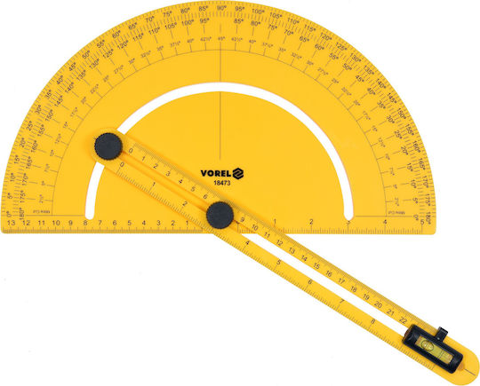 Vorel Angle Ruler with Protractor 25cm