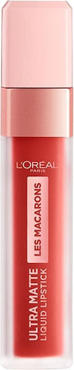 L'Oreal Paris Les Macarons Ultra Matte Υγρό Κραγιόν Matte 834 Infinite 7.6ml