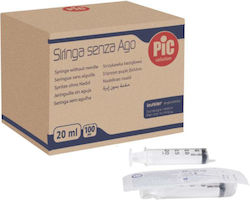 PiC Solution Σύριγγα LUER Χωρίς Βελόνα 20cc Syringes without Needle 20ml 100pcs 214.010