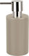 Dimitracas Tube Tabletop Ceramic Dispenser Gray