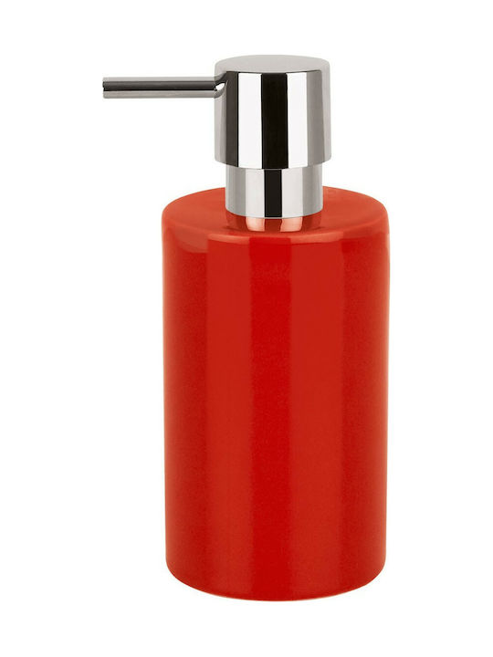 Dimitracas Tube Tabletop Ceramic Dispenser Red