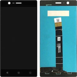 Οθόνη για Nokia 3 (Μαύρο)