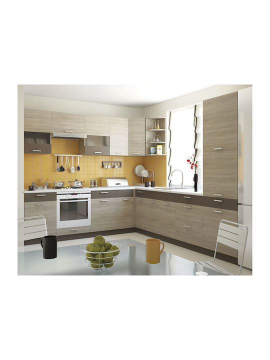Alina Floor Cabinet Sonoma-Mokka 60x44.5x85cm