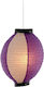 Starlight Hängelampe Lila mit Fassung E14, E.14 12x12cm.