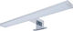 Lucas Modern Wandleuchte mit Integriertem LED und Neutralweißes Licht Weiß Badezimmerlampe Breite 40cm