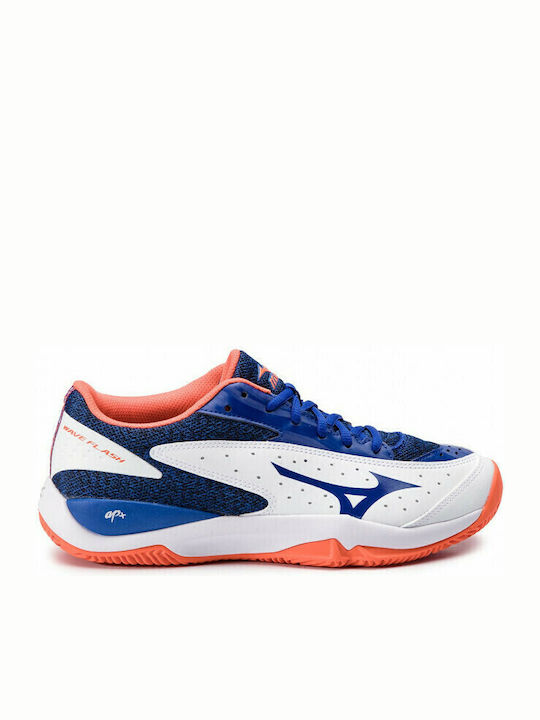 Mizuno Wave Flash Ανδρικά Παπούτσια Τένις για Χωμάτινα Γήπεδα Πολύχρωμα