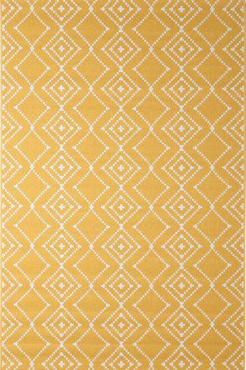 Royal Carpet Flox 47 Килим Правоъгълена Лятно време Плетеница Жълт