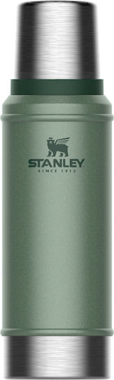 Stanley Classic Legendary Bottle Thermos Stainless Steel BPA Free 750ml Hammertone Green with Cap-Cup