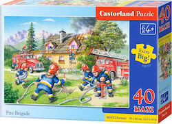 Kids Puzzle Fire Brigade for 4++ Years 40pcs Castorland